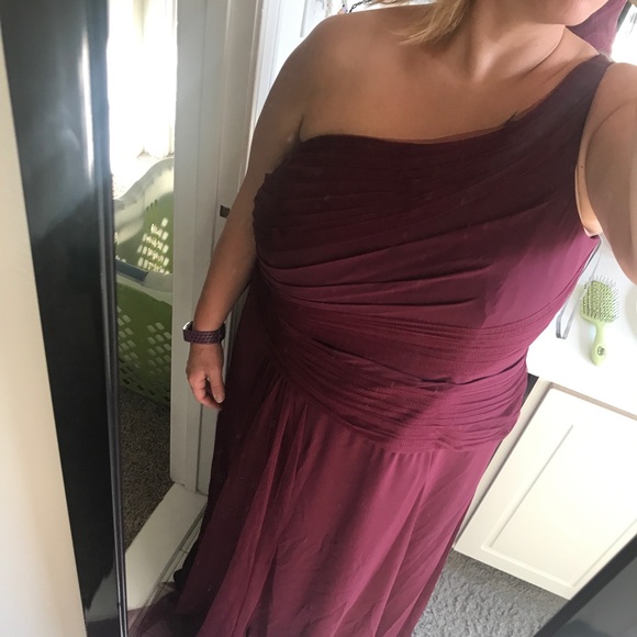 Vera Wang White David’s Bridal Bridesmaid Dress - Picture 3 of 8